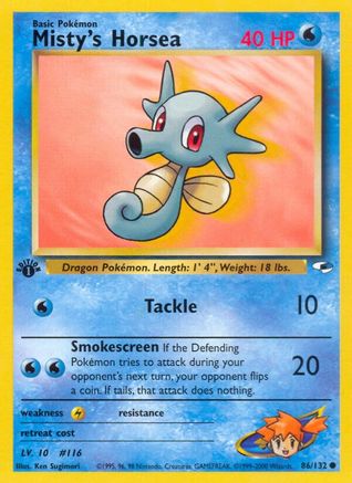 Misty's Horsea (G1-086) (Unlimited)