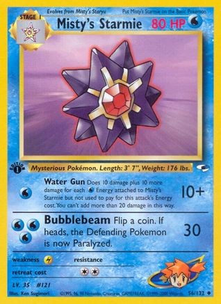 Misty's Starmie (G1-056) (1st Edition)