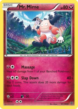 Mr. Mime (XY-091) (Reverse Holofoil)