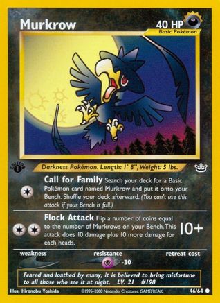 Murkrow (N3-046) (1st Edition)