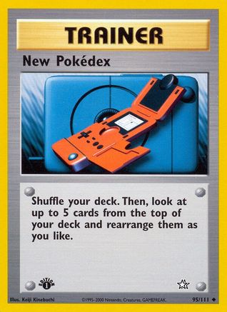 New Pokedex (N1-095) (1st Edition)