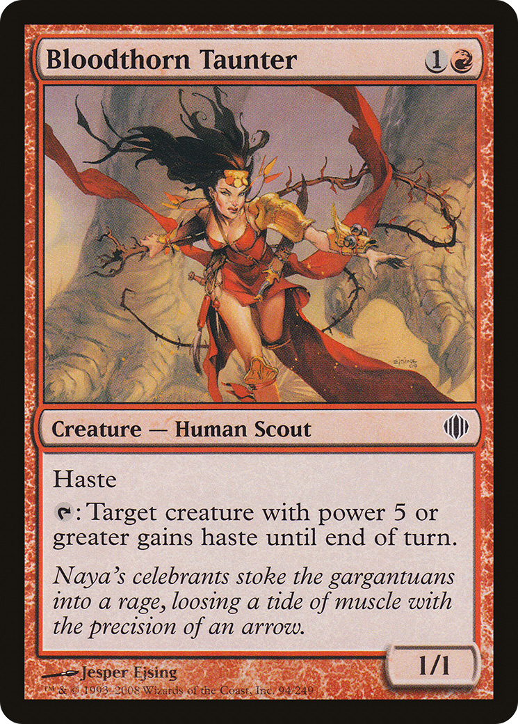 Bloodthorn Taunter (ALA-094) (Foil)