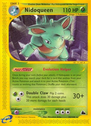 Nidoqueen (22) (SK-022) (Reverse Holofoil)