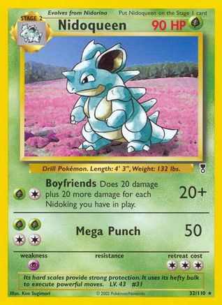 Nidoqueen (LC-032) (Reverse Holofoil)