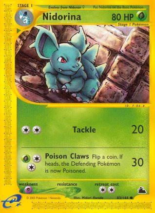 Nidorina (SK-083) (Reverse Holofoil)
