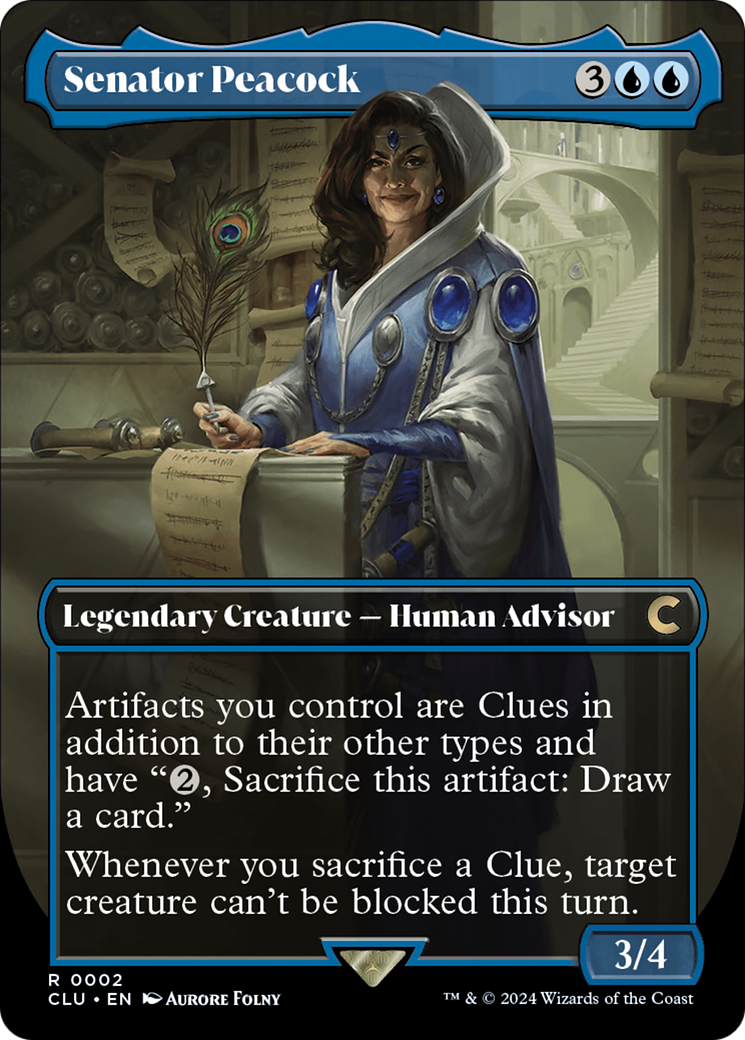 Senator Peacock (CLU-002) (Borderless)