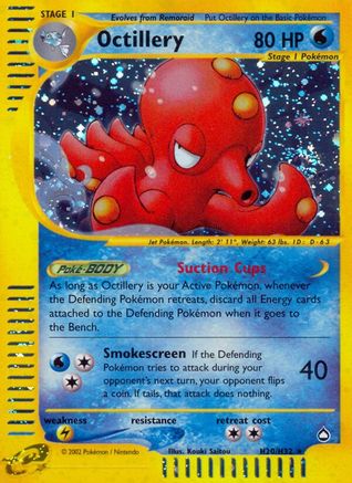 Octillery (H20) (AQ-H20) (Holofoil)