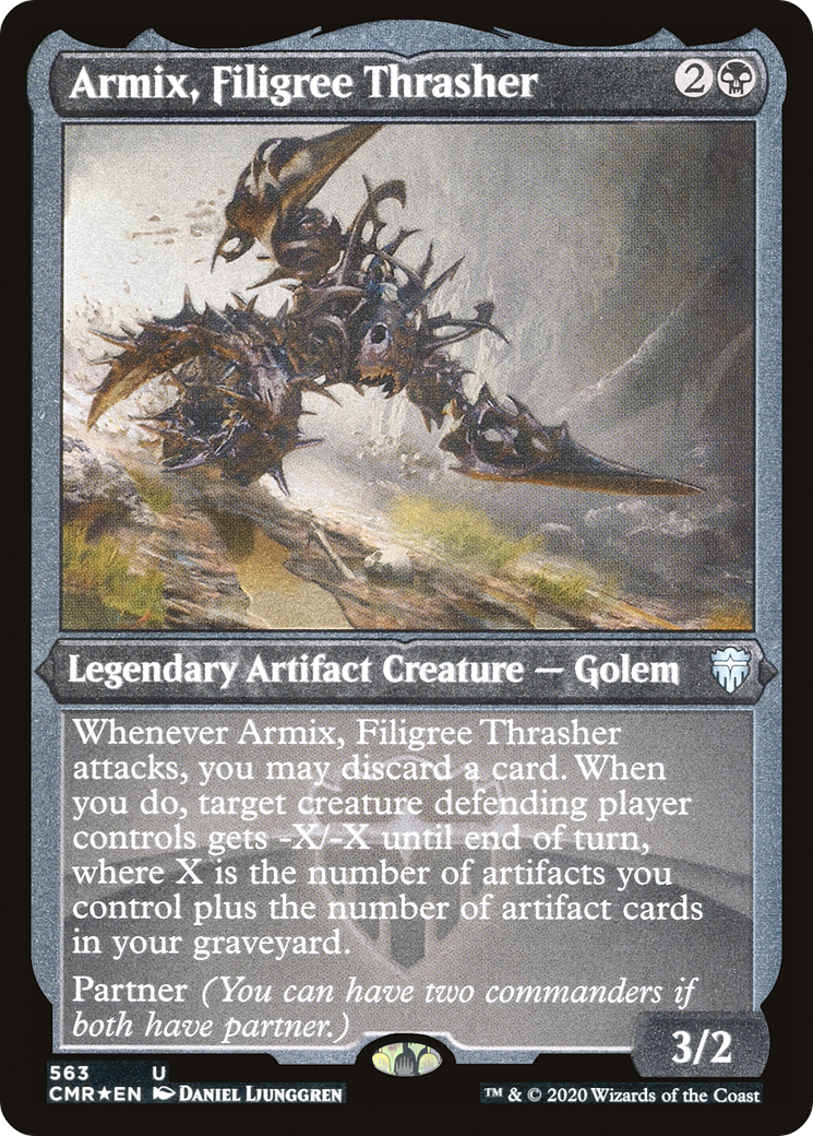 Armix, Filigree Thrasher (CMR-563) (Etched Foil)