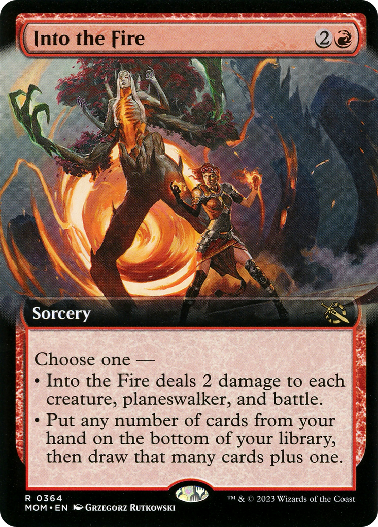 Into the Fire (MOM-364) (Extended Art) (Foil)