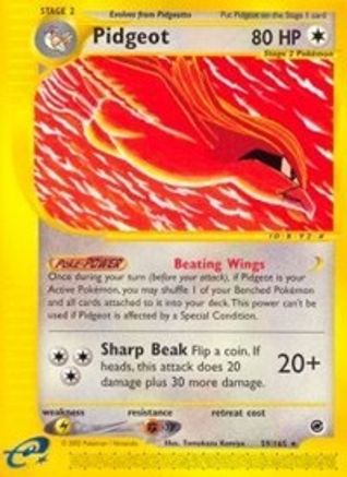 Pidgeot (59) (EX-059) (Reverse Holofoil)