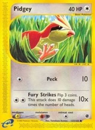 Pidgey (EX-123) (Reverse Holofoil)