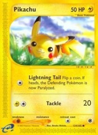 Pikachu (EX-124) (Reverse Holofoil)