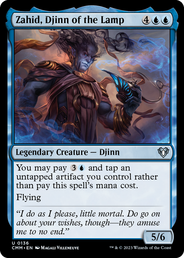 Zahid, Djinn of the Lamp (CMM-136) (Foil)