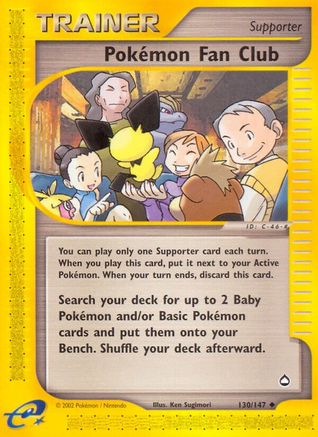 Pokemon Fan Club (AQ-130)