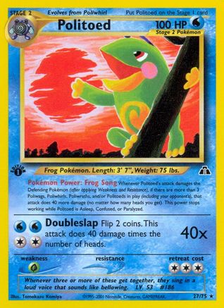 Politoed (27) (N2-027) (1st Edition)
