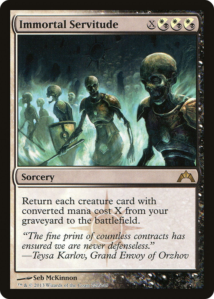 Immortal Servitude (GTC-220) (Foil)