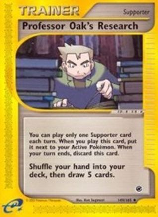 Professor Oak's Research (EX-149) (Reverse Holofoil)