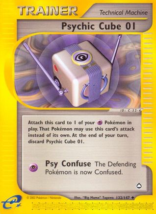 Psychic Cube 01 (AQ-132) (Reverse Holofoil)