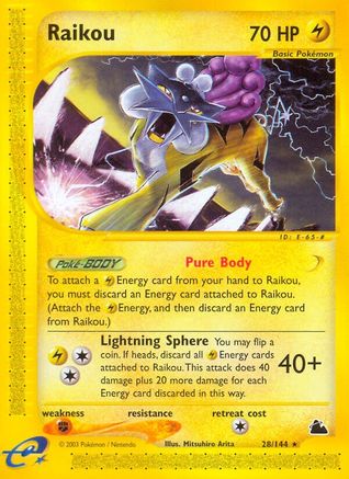 Raikou (SK-028) (Reverse Holofoil)