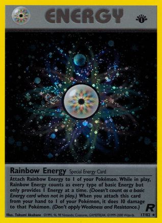 Rainbow Energy (17) (TR-017) (1st Edition Holofoil)