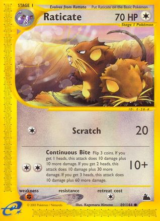 Raticate (SK-089) (Reverse Holofoil)