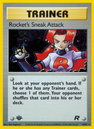 Rocket's Sneak Attack (16) (TR-016) (1st Edition Holofoil)
