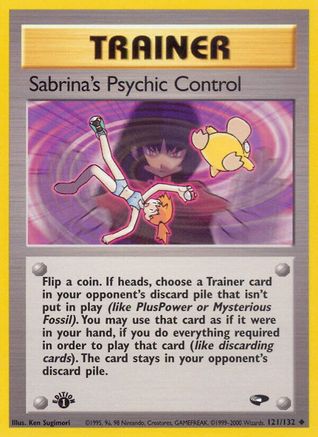 Sabrina's Psychic Control (G2-121) (1st Edition)