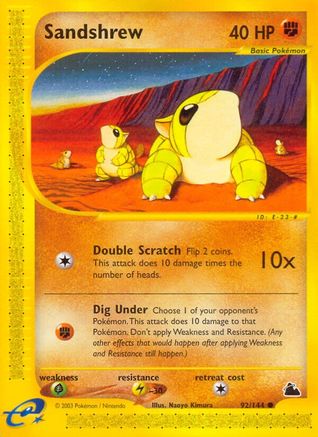 Sandshrew (SK-092) (Reverse Holofoil)