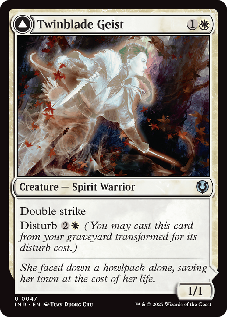 Twinblade Geist // Twinblade Invocation (INR-047)