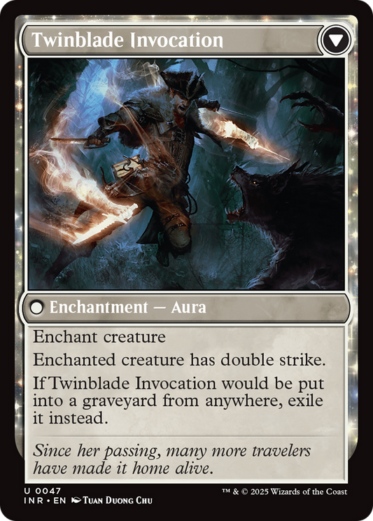 Twinblade Geist // Twinblade Invocation (INR-047) (Foil)