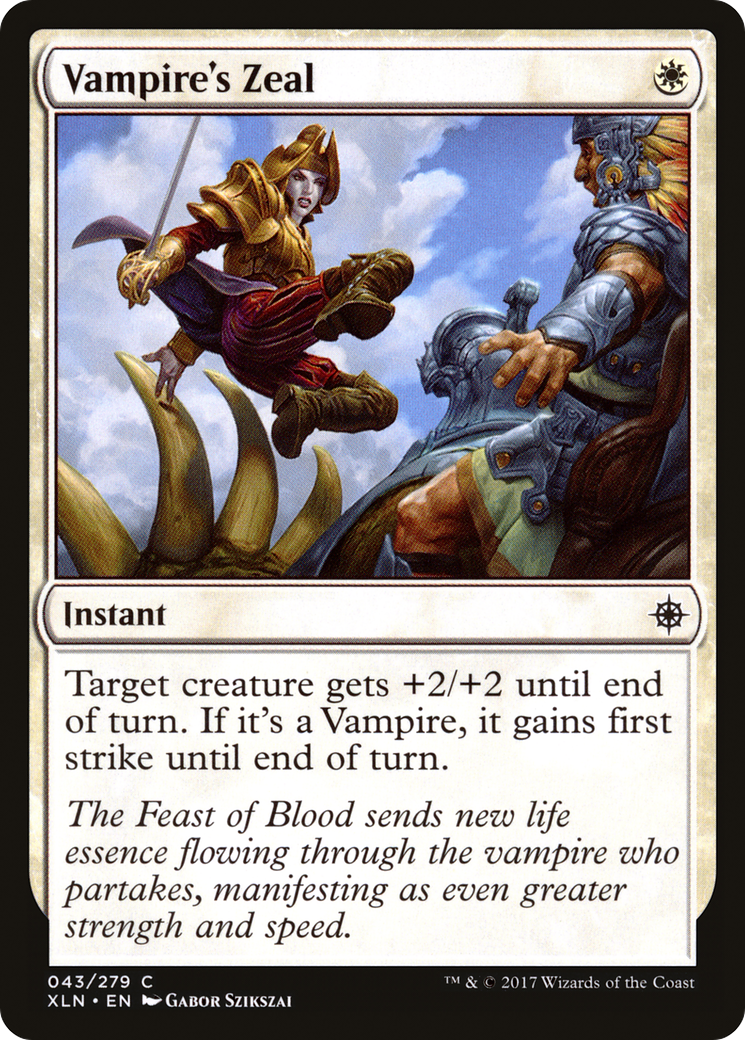 Vampire's Zeal (XLN-043) (Foil)