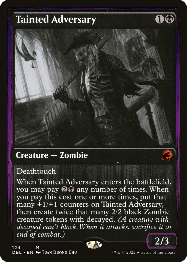 Tainted Adversary (DBL-124) (Foil)