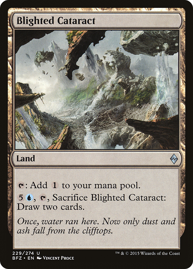 Blighted Cataract (BFZ-229) (Foil)