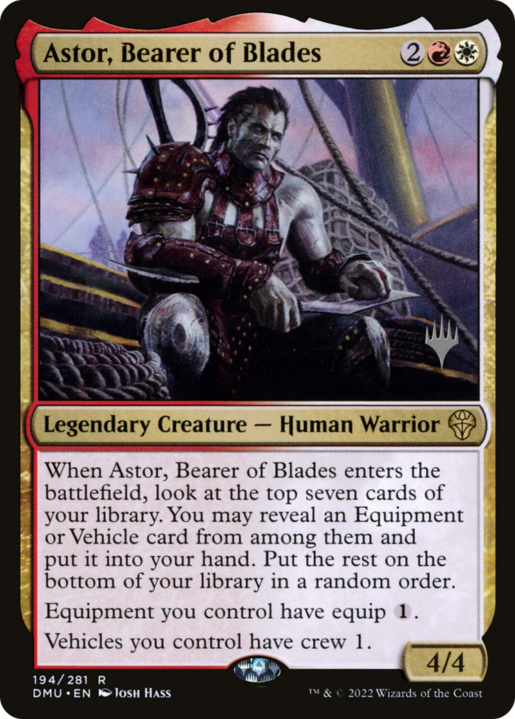 Astor, Bearer of Blades (PPDMU-194P) (Foil)
