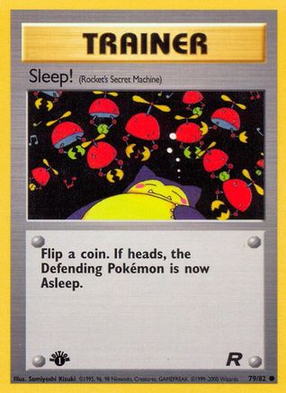 Sleep! (Rocket's Secret Machine) (TR-079) (1st Edition)