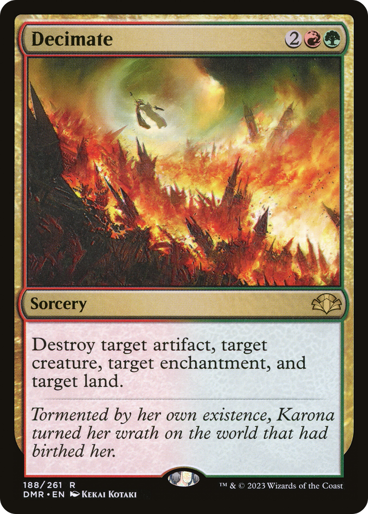 Decimate (DMR-188) (Foil)