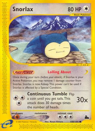 Snorlax (SK-100) (Reverse Holofoil)