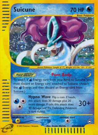 Suicune (H25) (AQ-H25) (Holofoil)