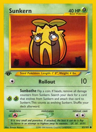 Sunkern (N4-083) (1st Edition)