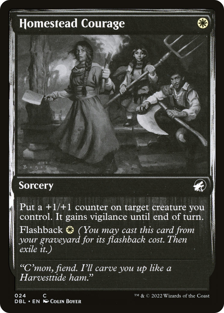 Homestead Courage (DBL-024) (Foil)