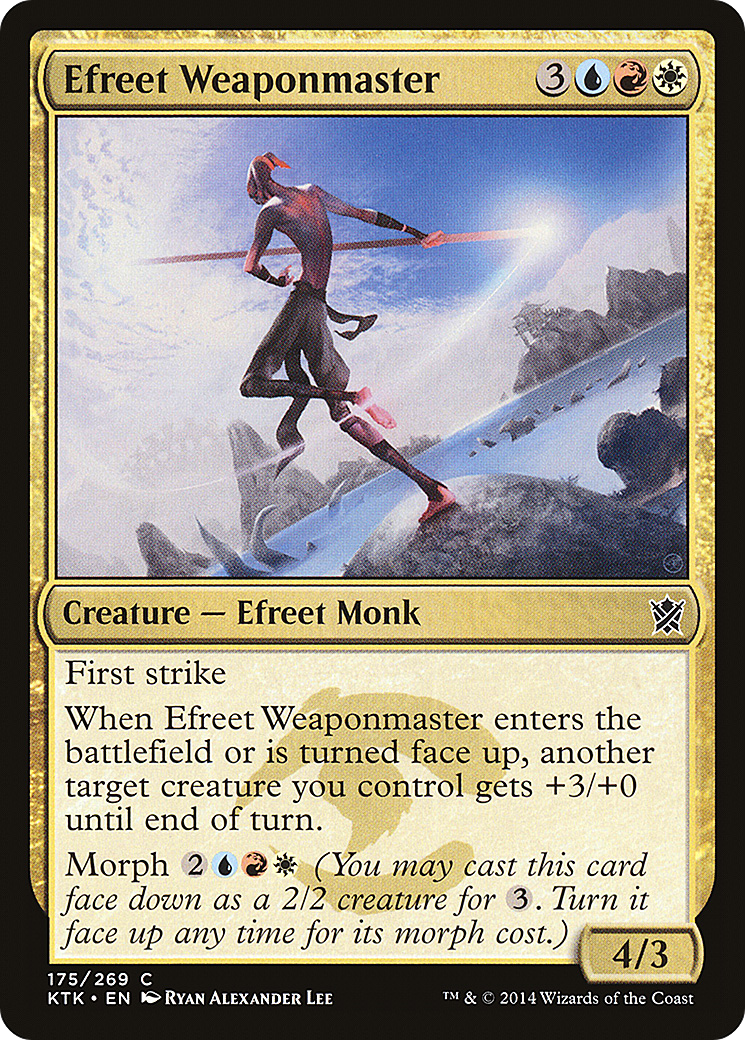Efreet Weaponmaster (KTK-175) (Foil)