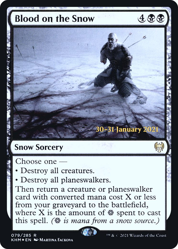 Blood on the Snow (PRE-79S) (Foil)