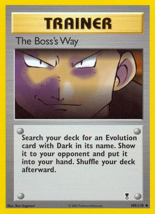 The Boss's Way (LC-105) (Reverse Holofoil)