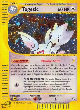 Togetic (H27) (AQ-H27) (Holofoil)