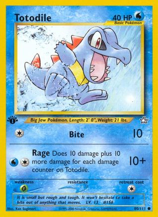 Totodile (80) (N1-080) (Unlimited)