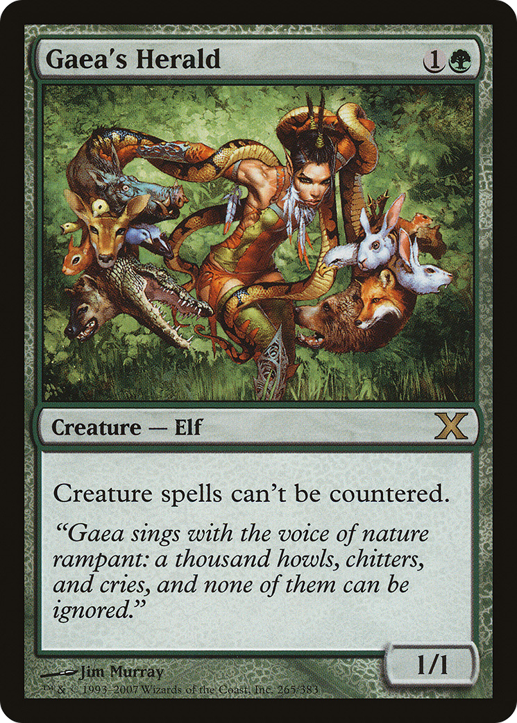 Gaea's Herald (10E-265) (Foil)