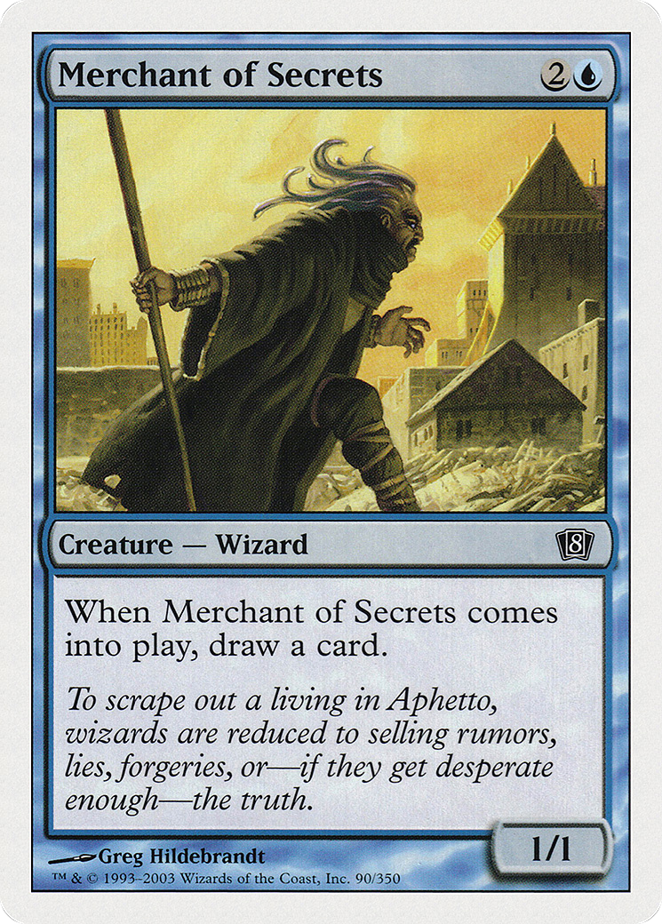 Merchant of Secrets (8ED-090) (Foil)