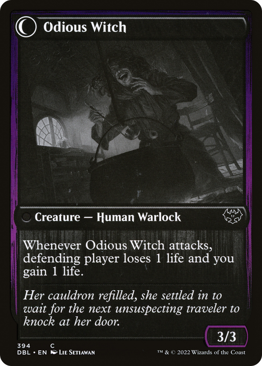 Ragged Recluse // Odious Witch (DBL-394) (Foil)