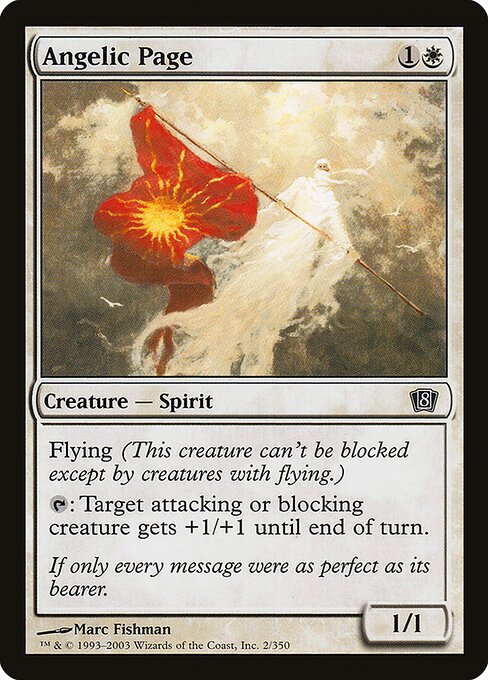 Angelic Page (8ED-002★) (Foil)
