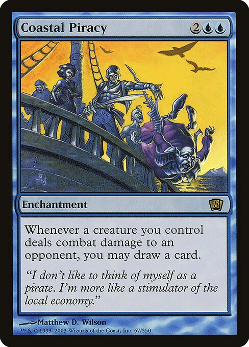 Coastal Piracy (8ED-067★) (Foil)